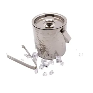 Elegante Cubitera Metálica para Bar con Aislamiento de Doble Pared que Mantiene las Bebidas Frías en Fiestas en Casa y Eventos al Aire Libre - Product Image 4