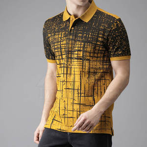 Ropa informal de etiqueta privada para hombre, polos estampados, ropa transpirable para hombre, polos estampados - Product Image 4