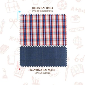 Chemise tissée par coton de polyester de qualité supérieure et matériel de tissu de costume pour des uniformes - Product Image 5