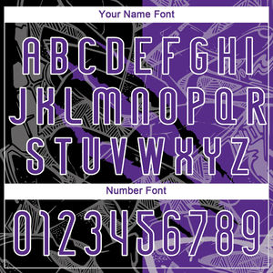 Nuevo diseño personalizado con estampado de grafiti en morado y negro, uniforme de voleibol sublimable, transpirable y personalizado para hombre. - Product Image 5