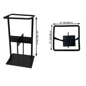 Nouveau design de support à bois de chauffage portable pour terrasse, camping, espaces extérieurs élégants, métal pliable, haute puissance de chauffage 40000-44999 BTU - Product Image 4