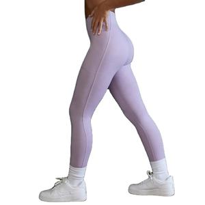 Yoga <b>Legging</b> With Side <b>Pocket</b> OEM Plain Gym Fitness Slimming Athletic Buttery Soft <b>Leggings</b> for Women - Product Image 2