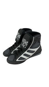 Chaussures de boxe professionnelles en cuir sur mesure, légères, respirantes, à lacets, de haute qualité, confortables et durables, flexibles - Product Image 5