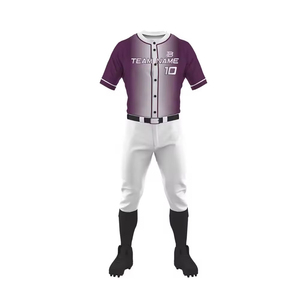 Uniforme de Béisbol para Hombre a Bajo Precio, con Logotipo y Diseño Personalizados, Uniforme de Béisbol para Hombre al Por Mayor, Uniforme de Béisbol Deportivo y Uniforme de Béisbol sin Estampado - Product Image 2