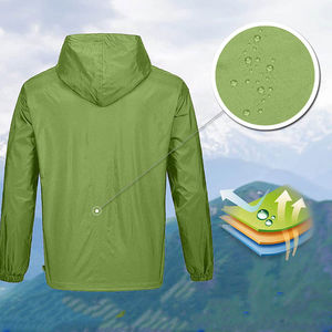 Chaqueta duradera para hombre, impermeable, táctica, cortavientos, para aventuras al aire libre, con la mejor calidad a bajo precio y servicio OEM. - Product Image 3