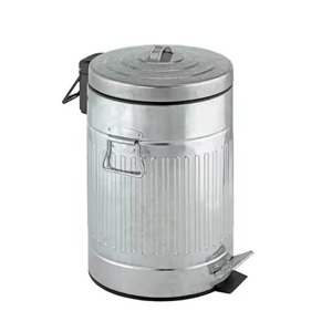 Modern Utility Metal Dust Bin Designed For Sophisticated Storage In Living Room Bedroom Kitchen - Product Image 3