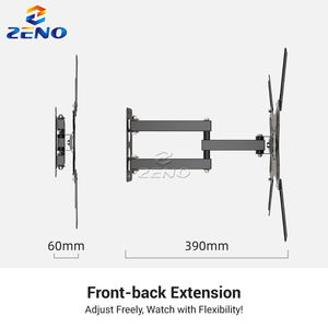 Качели 26-52 дюймов, настенное крепление для телевизора, дополнительные, полноразмерные телевизоры, экраны Muurbeugel, 50 кг, регулируемый по нагрузке, наклон, кронштейн для телевизора 400x400 - Product Image 5