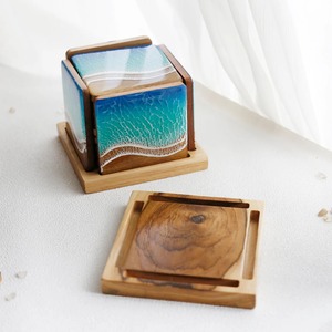 NEHA ENTERPRISES Handmade Wood Resin <b>Coaster</b> Set Luxury Epoxy River <b>Drink</b> <b>Coasters</b> for Home Decor and Dining Table - Product Image 1