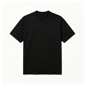 T-shirt pour homme coupe ample, mode décontractée, production de vêtements sous marque privée - Product Image 2