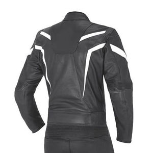 Combinaison de moto en cuir véritable pour homme, sur mesure, de qualité supérieure, couleur unie, pour la course moto et automobile, très demandée. - Product Image 4