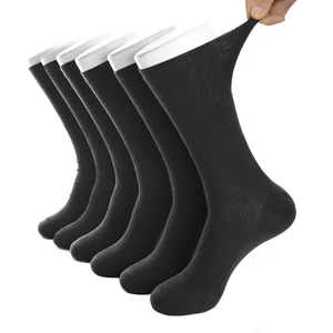 Chaussettes de sport personnalisées en nylon et élasthanne, écologiques, imprimées numériquement, pour hommes et femmes, motifs à carreaux/unis/jacquard, longueur genou/cheville - Product Image 5