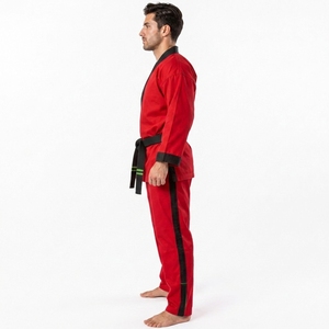 Uniforme de karaté en polyester/coton extensible, vêtements d'arts martiaux, meilleur prix, uniforme d'arts martiaux super vendu / combinaisons de karaté unisexes - Product Image 3