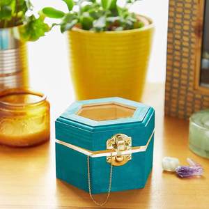 Wooden Jewelry <b>Box</b> Bulk <b>Treasure</b> Wood <b>Box</b> Wedding Wooden Ring <b>Box</b> With Epoxy Resin Ring Holder - Product Image 5