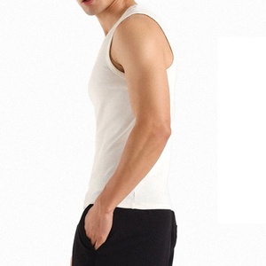 Débardeur de sport en coton pour homme 2025 – Style décontracté, vente en gros, vêtements de sport pour la course à pied et le jogging, personnalisable avec logo au dos, prix abordable - Product Image 3