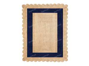 100% Natural Jute Hemp Braided <b>Rug</b> Handmade Eco Friendly Round Boho Farmhouse Area Carpet Custom Size Wholesale - Product Image 3