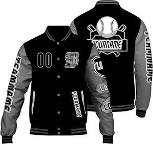 Chaqueta de Invierno Cálida y Cómoda para Hombre, Estilo Letterman, con Cuello Alto, Logotipo Frontal, Resistente al Viento, Ecológica, de Alta Calidad a un Precio Razonable - Product Image 1