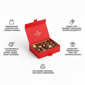 Caja de Cartón de Papel para Chocolates de Lujo |   Cajas de Regalo Premium y Empaques Rígidos para Chocolate con Impresión Personalizada, Venta al por Mayor y al Detal - Product Image 5