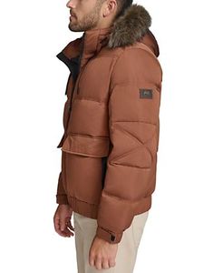 Custom Men’s Puffer <b>Jacket</b> For Winter Premium Casual Outdoor Wear For Men's Windproof <b>Zipper</b> Closure Side <b>Pockets</b> Men's Coat - Product Image 2