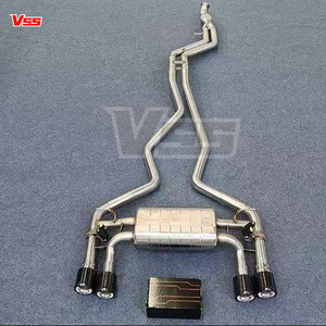Phần giữa và phần đuôi của ống xả BMW M2 F87 3.0T N55 bằng thép không gỉ có van xả khí - Product Image 1