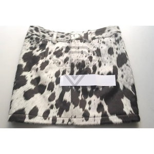 <b>Men</b> <b>Animal</b> Print Short Shorts Mid Waist Button Fly Casual Style Printed Design Wholesale Rate Custom Cowhide Leather Jacket - Product Image 1