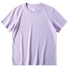 เสื้อยืดชายหญิง 300 กรัม สีเทา-ม่วง คอกลม แขนสั้น เสื้อยืดผู้หญิง ผ้าฝ้ายแท้ เรียบง่าย - Product Image 6