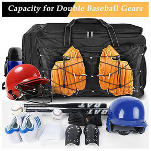Sac de sport et de voyage portable Bagnex OEM grande capacité, style baseball, 600D, 50-70L, avec roulettes et sangle - Product Image 5