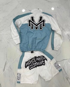 Ensemble coupe-vent court en gros personnalisé pour homme – Survêtement imperméable avec veste et short 2026 - Product Image 4