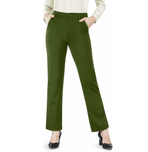 Pantalon habillé élégant pour femme, dernière conception, avec logo personnalisé, facile à porter, qualité supérieure, matière douce, couleur personnalisable - Product Image 1