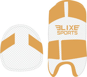 อุปกรณ์ป้องกันข้อศอกและหน้าแข้งสำหรับเบสบอล ELIXE SPORTS ผ้าตาข่าย สำหรับผู้ใหญ่และเยาวชน ดีไซน์แบบสปอร์ต พิมพ์ลายแบบ Sublimation Transfer สีสันปรับแต่งได้ทุกแบบ - Product Image 2