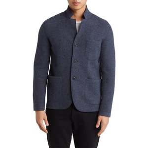 Veste de costume vintage pour homme en laine 100% épaisse, à quatre boutons, double boutonnage, revers en pointe, manteau d'automne et d'hiver - Product Image 4