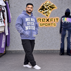 Sweat à capuche unisexe personnalisé, effet vieilli, avec manches ornées de strass, style streetwear, en polaire, coupe oversize, avec étiquette personnalisée, vente en gros, fabricant OEM - Product Image 2