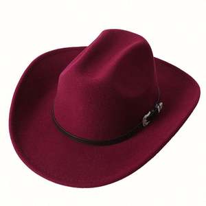 Chapeau de cowboy occidental à plumes pour femme, vente en gros, nouveau style 2022, Texas, pour adultes, voyage, extérieur, décontracté, quatre saisons - Product Image 5