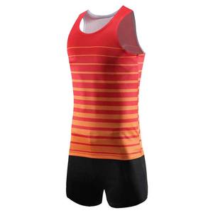 Uniformes Deportivos de Manga Corta Transpirables de Tela de Poliéster, Kits Completos, Uniformes de Running de Secado Rápido para Hombre con Logotipo Personalizado - Product Image 3
