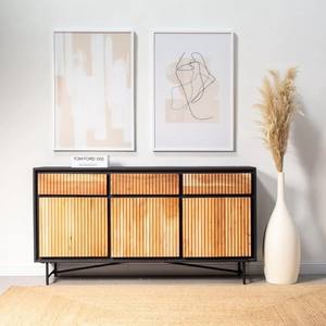 Consola y Buffet Vandana Pebble Sereno para Interiores de Hogar Modernos y Elegantes, con Almacenamiento - Product Image 1