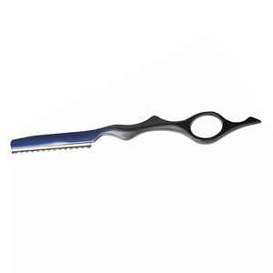 Navaja de Peluquería Profesional de Acero Inoxidable para Estilizar Cabello Negro, Navaja de Entresacar Estilo Pluma para Cortar y Dar Forma al Cabello - Product Image 2