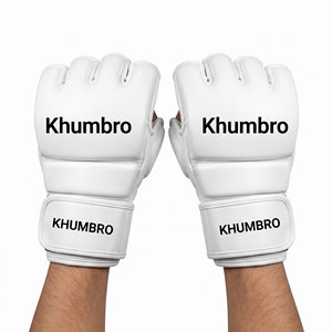 Gants de MMA Premium KHUMBRO – Gants d'entraînement durables à doigts ouverts pour la boxe et le kickboxing - Product Image 3