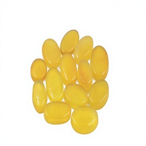 Cabujón de ónix amarillo natural, tamaño libre, piedra preciosa suelta, calcedonia, ágata - Product Image 1