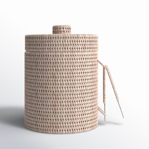 Great quality hand-woven rattan ice storage boxes wine bottle chiller basket drink food <b>cooler</b> <b>box</b> - Product Image 4