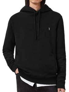 Custom High Quality Embroidered ODM Hoodies Mens Print 100% Cotton Autumn Oversized Hoodie 360g Pocket - Product Image 2