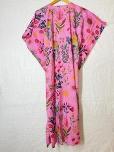 Handmade <b>Kaftan</b>,cotton <b>kaftan</b>,plus size,Regular size,Caftan,Resort wear , loungewear,Cotton sleepwear, Nightie,Mother's Day gift - Product Image 4
