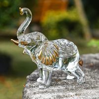 Ornements d'animaux Art Déco en verre cristal faits à la main, style moderne, luxe léger, haute qualité, pour la maison, mariage, condoléances