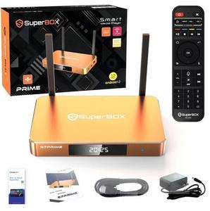 SUP--ER--Box Lecteurs multimédias S7 PRIMEEE 6K UHD Android 12 128 Go - Product Image 1