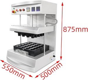 เครื่องทำบิสกิตคัพ |   เครื่องทำถ้วยกาแฟและเปลือกทาร์ตแบบกินได้ขนาด 20 ถ้วย |   คุกกี้คัพแสนอร่อย ทานง่าย - Product Image 5