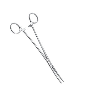Pinces hémostatiques Rumel 23 cm (9 pouces) droites en acier inoxydable, instrument chirurgical manuel certifié CE Classe I - Product Image 4