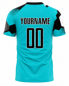 ชุดเสื้อฟุตบอลระบายอากาศได้ดีดีไซน์ใหม่สำหรับทีมโลโก้ด้านหน้า - Product Image 5
