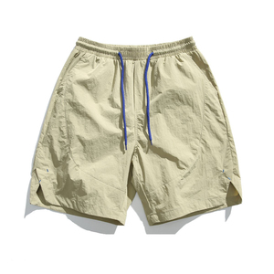 Shorts de course pour hommes en nylon uni, respirants, sportifs, faible MOQ, vente en gros - Product Image 4