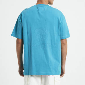 Camisetas de Algodón Suave de Primera Calidad, Tallas Grandes, para Hombre, Corte Holgado, para Entrenamiento Físico y Ropa Urbana - Product Image 2