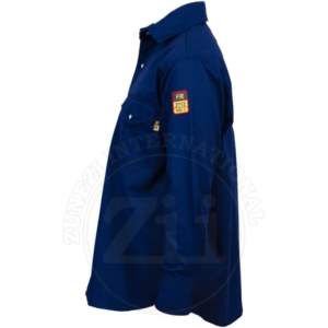Ropa de Verano Antiestática FR para Hombre, 100% Algodón, Resistente a Desgarros, para Minería y Construcción, Nivel de Protección contra Vapores NFPA2112 NFPA 70E, 300-500C - Product Image 3