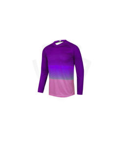 Maillot de motocross à manches longues imprimé par sublimation, unisexe adulte, séchage rapide, personnalisé pour équipe de course, professionnel, anti-UV, haute performance - Product Image 1