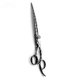Ciseaux de coiffure professionnels en acier inoxydable, lame tranchante, manche long durable en plastique, pour droitiers, pour la coiffure S Network - Product Image 2